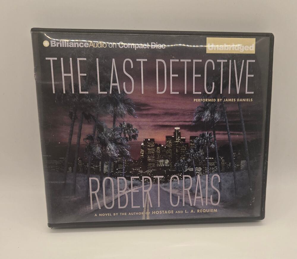 The Last Detective by Robert Crais Audiobook Novel 7 Disc Audio Suspense Story